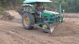 John Deere 45 Hp Blade Tractor My Tractor Leveling Work