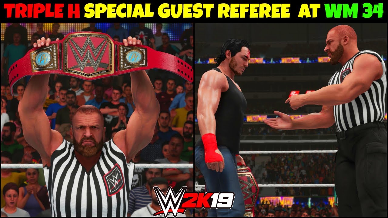 Download WWE 2K19 My CAREER MODE EPISODE 11 | Triple H Special Guest REFEREE AT Wrestlemania | EPISODE 11
