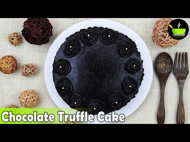 Lockdown Birthday Cake | Chocolate Truffle Cake Without Oven | Cake Decorating Tutorial | She Cooks