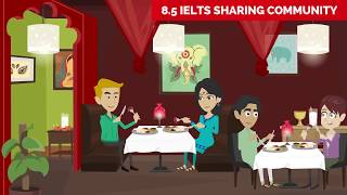 Full IELTS Speaking Test BAND 8 Preparation- Topic FOOD & EATING