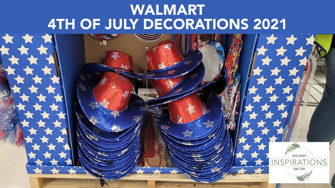 Walmart 4th of July Decorations 2021 SHOP WITH ME! Sneek Peak