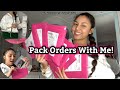Pack Orders With Me! (+ how I print out my shipping labels from home & CHEAP!)