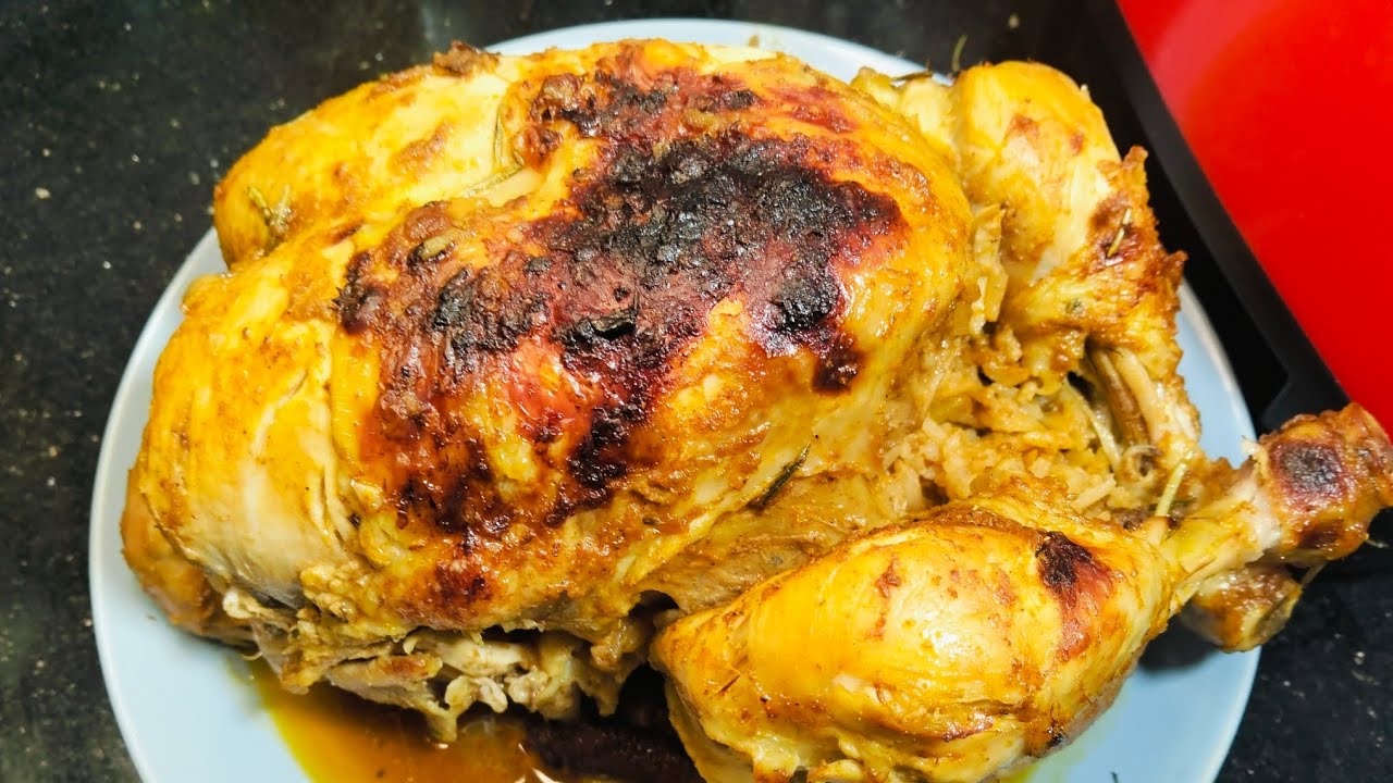 #مطبخ ـ ام ـ وسيم/ روتيني في المطبخ / دجاجة محمرة في الفرن بتتبيلة رائعة بالزاف بنينة/ رمضان🇩🇿