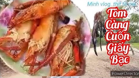 tôm càng cuốn giấy Bạc  ngon tuyệt