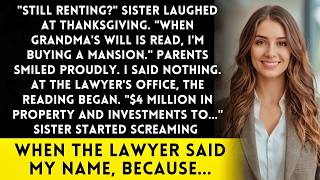 Sister Mocked My 'Cheap Apartment'   She Didn't Know I'd Just Inherited Grandma's $4M Portfolio