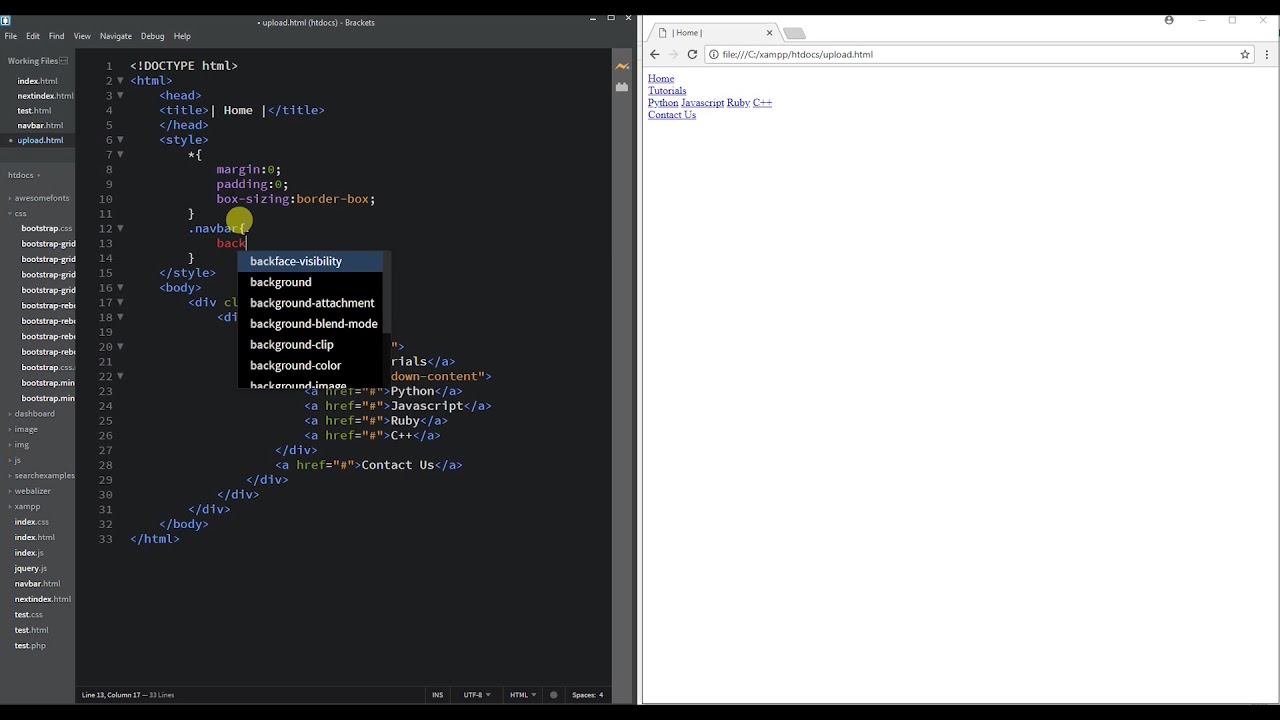 Dropdown Using Pure CSS - YouTube