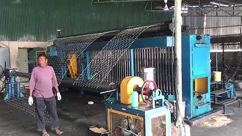 Nepal high speed gabion wire mesh machine working video +86 182 3048 9099