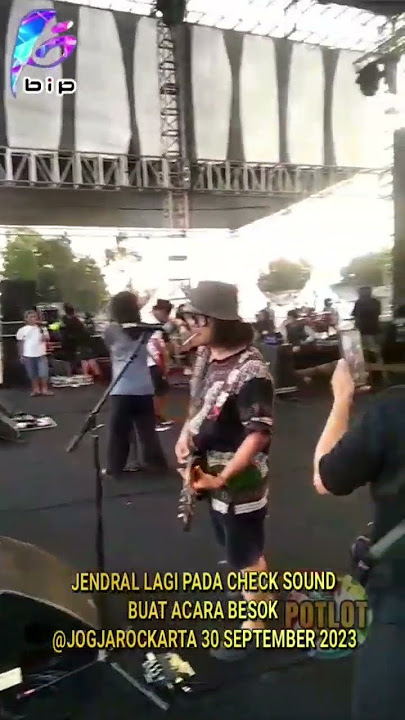BIP Check Sound Untuk Acara Besok Stadium Krisdasono Jogja  #bip #jogjarockarta #akamsi #genkpotlot