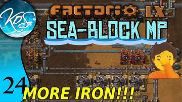 Factorio Seablock 24 - POLLUTED FISH WATER! | MP with Mathias