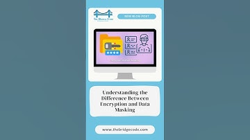 Read our new Blog on - "Understanding the Difference Between Encryption and Data Masking"