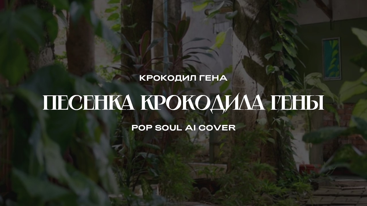 Крокодил Гена - Песенка крокодила Гены (Pop Soul AI Cover)