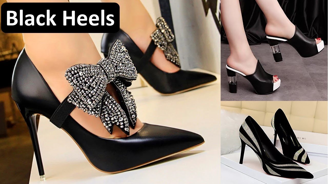 trending black heels