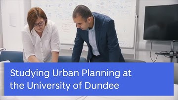 Urban Planning | University of Dundee | Social Sciences