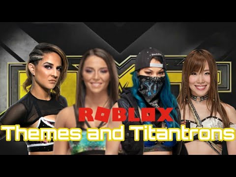 Roblox Nxt Wwe Women S Themes And Moving Titantrons Youtube - roblox nxt