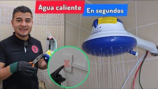 El mejor vídeo para tener agua caliente / Instala Fácil una regadera eléctrica Lorenzetti ⚡