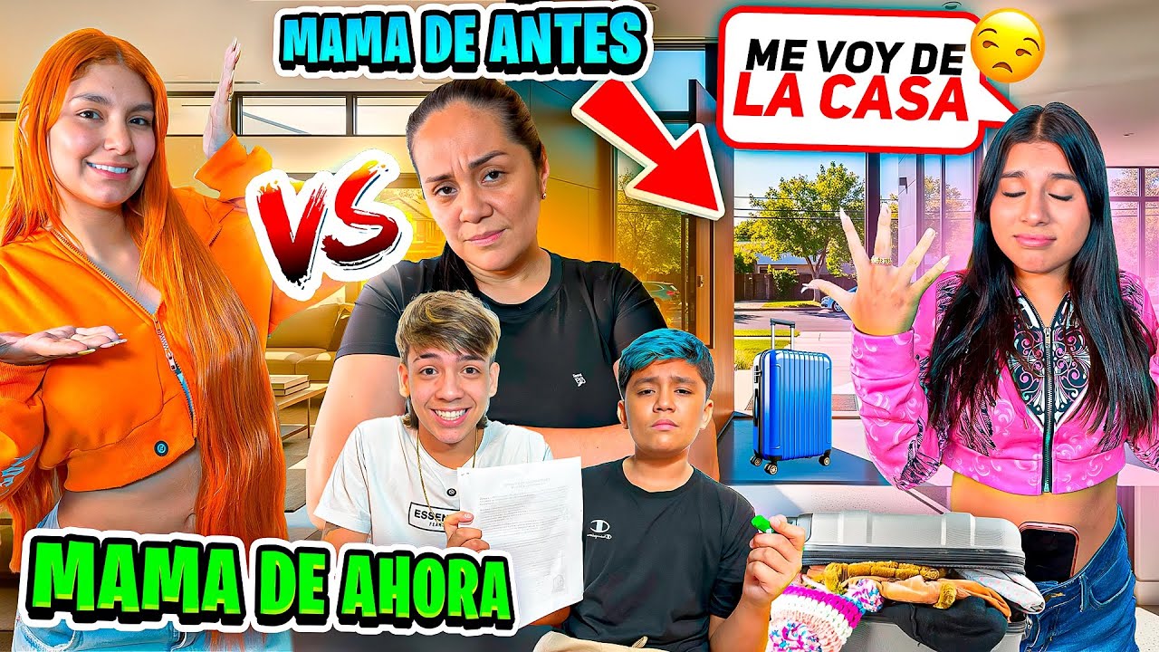 MI HERMANITA SE FUE DE LA CASA 🩷😱 | Mamás de ANTES vs AHORA 🍼💥