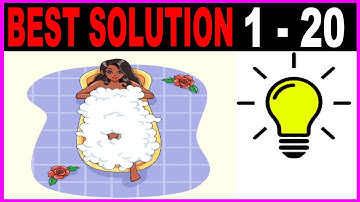 Delete Puzzle Erase Her IQ level 1 to 20 Full Game Answers - Bad Girl All Levels Solutions Gameplay