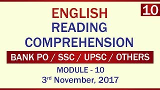 Celebrity Reading Comprehension - Module - 10 Profile