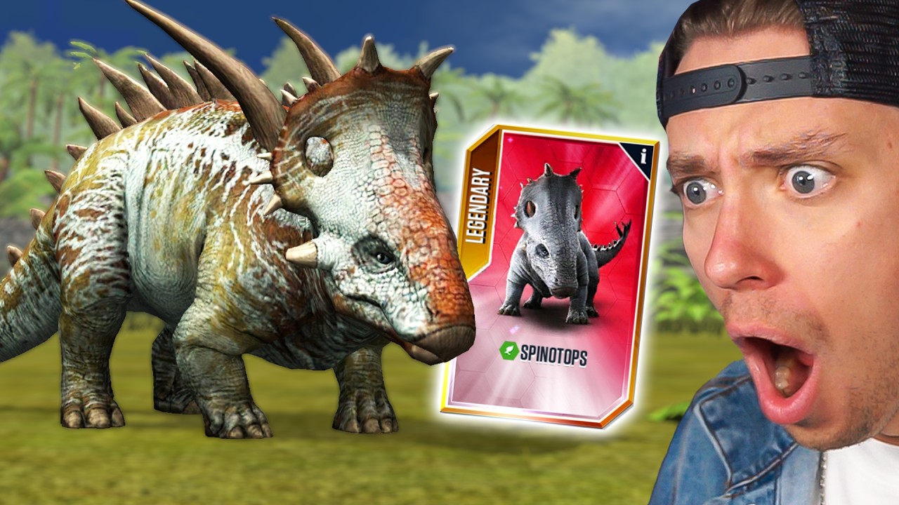 SPINOTOPS UNLOCKED!!!!!!!!!!!! Jurassic World The Game