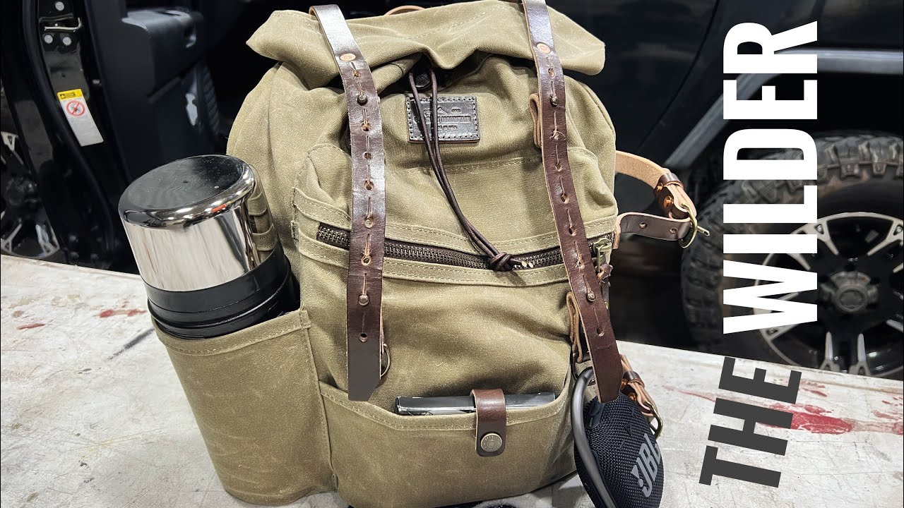 Bradley Mountain Wilder Review - The BEST Canvas Backpack - Borrego Color