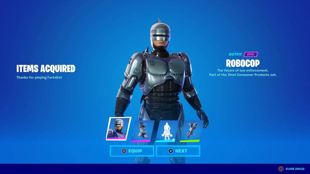 How To Get Robocop Bundle Now FREE In Fortnite! (Unlocked Robocop Lil' ED-209 Emote) Robocop Skin!