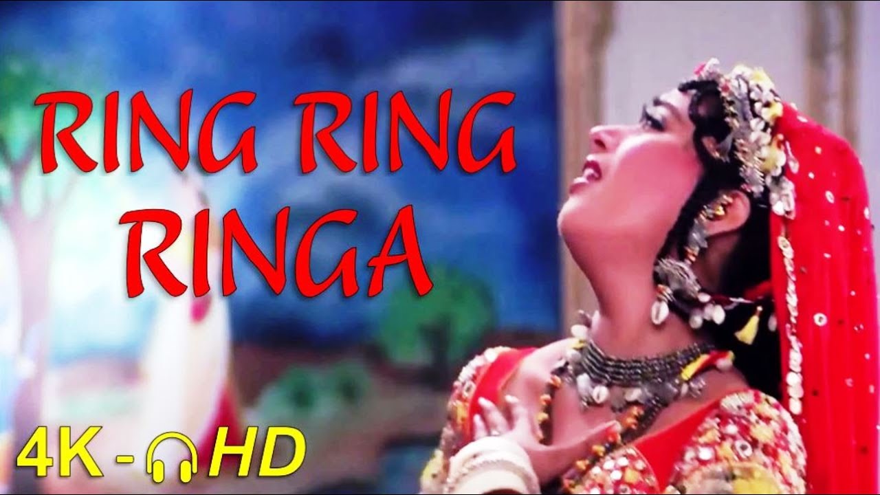 Ring Ring Ringa   Sanjay D  Madhuri D  Slumdog Millionaire  Alka  Ila A  4K Video   HD Audio