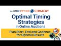 Optimal Timing Strategies in Online Auctions