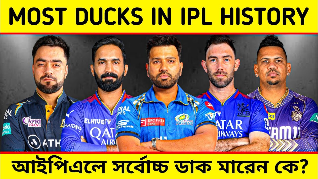 Most Ducks IN IPL | Ft. Rohit, Rashid, DK, Maxwell,...| IPL 2024 | Cricket Live | Sports Festival