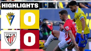 CÁDIZ CF 0 - 0 ATHLETIC CLUB | RESUMEN LALIGA EA SPORTS