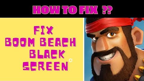 #boombeach #blackscreen #fix #fing24 HOW TO BLACK SCREEN PROBLEM IN BOOM BEACH 😥😥 | | FING 24 😌