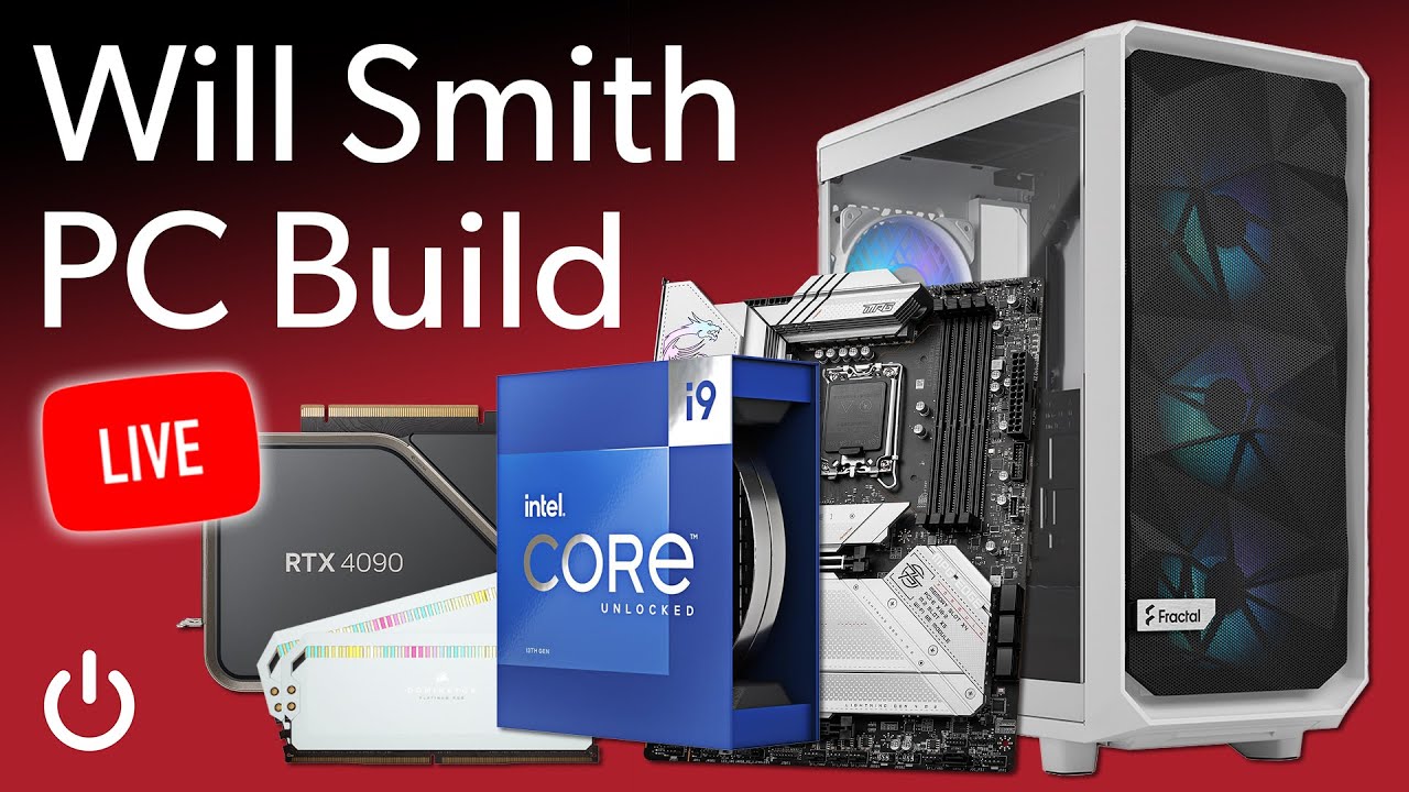 SMITH オーダーメイドPC Building Will Smith A Gaming PC - LIVE! - YouTube