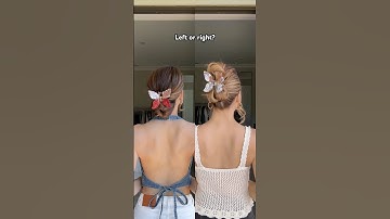 TWO BUTTERFLY CLAW CLIP HAIRSTYLES FOR SUMMER