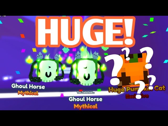 🎃*New* Huge Pumpkin Dog in Halloween Event Pet Simulator X! 