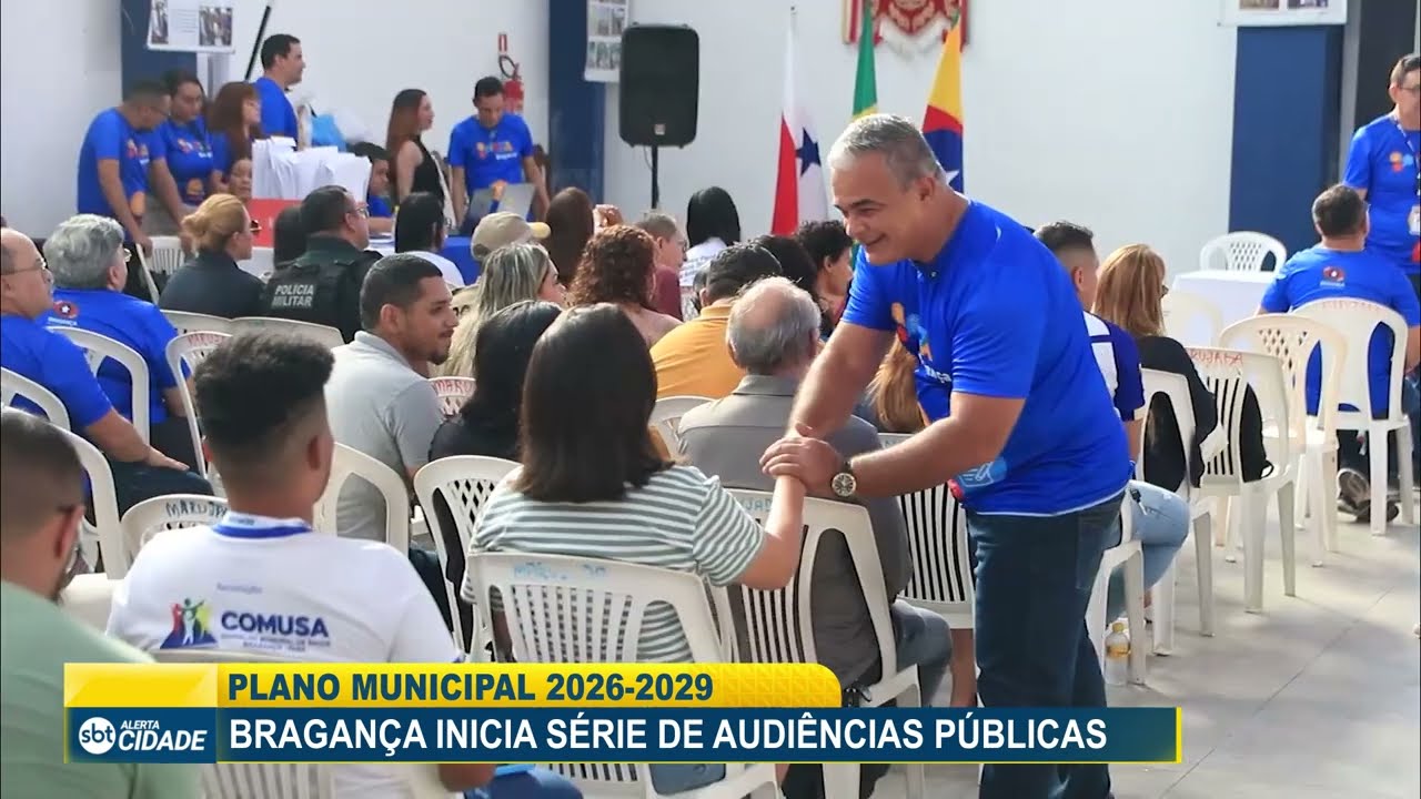 PLANO MUNICIPAL 2026-2029: BRAGANÇA INICIA SÉRIE DE AUDIÊNCIAS PÚBLICAS