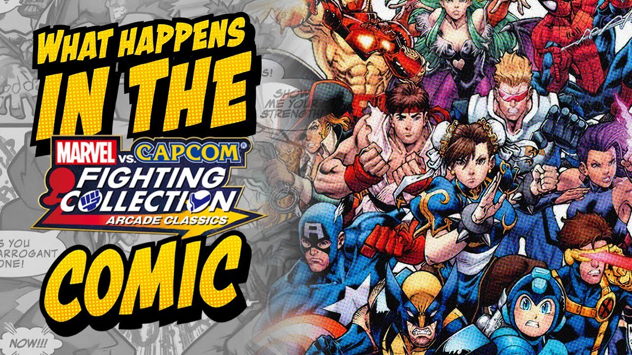 What happens in the Marvel vs Capcom Fighting Collection Comic?