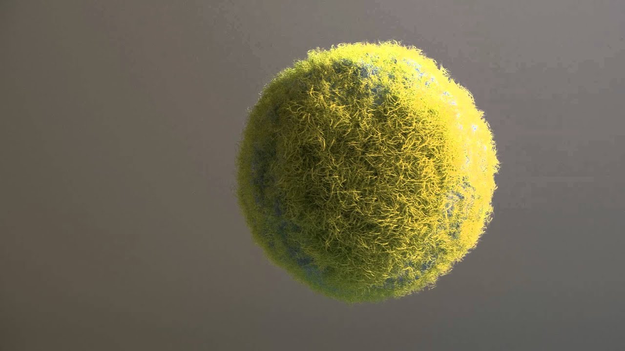 Hairy balls spinning