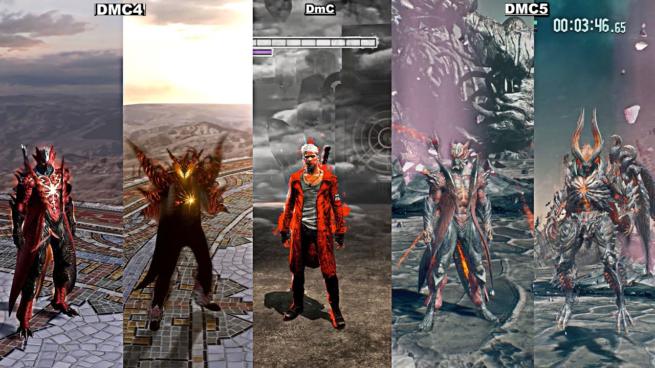 Devil May Cry 4 Vs DmC Vs DMC5