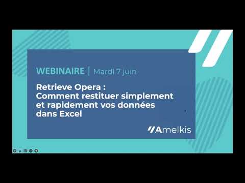 Webinaire I Retrieve Opera : comment restituer simplement et rapidement vos données dans Excel