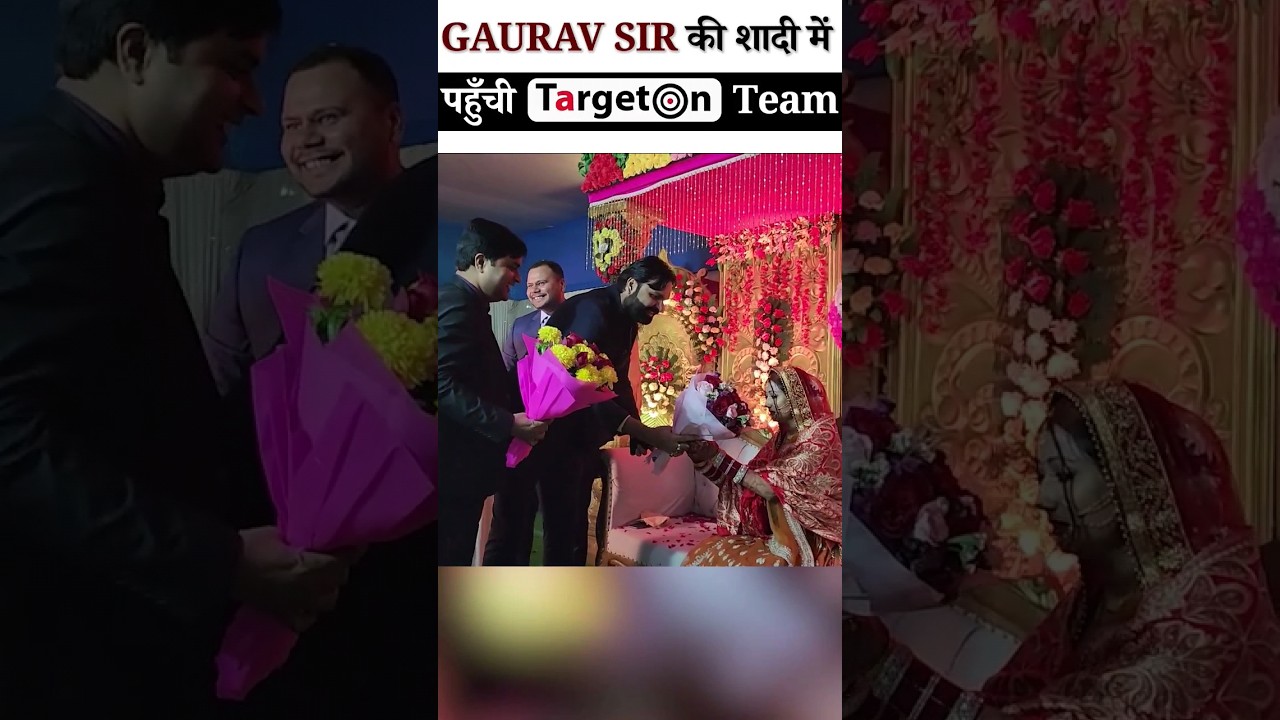 Gaurav Pandey sir की शादी मे TargetOn परिवार