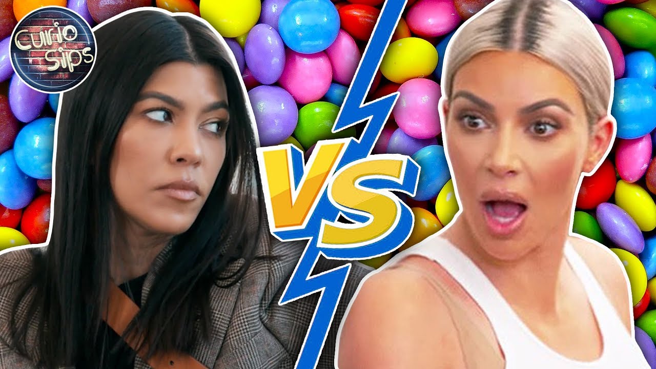 Kim & Kourtney's INTENSE Fight Over Candy! - YouTube