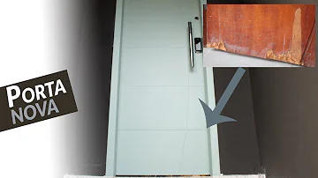 Como consertar porta com cupim?