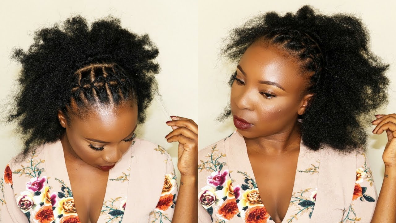 HOW TO  AFRICAN THREADING HAIRSTYLE FOR SHORT NATURAL 