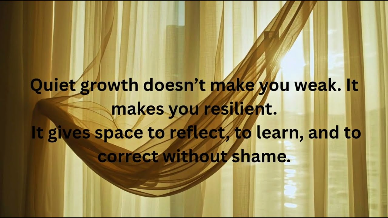 Learning to Grow Quietly | With Grace, Daily