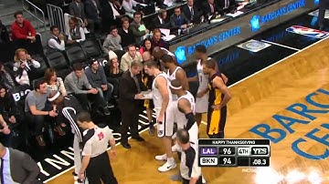 Jason Kidd Spills His Drink On Purpose vs Lakers