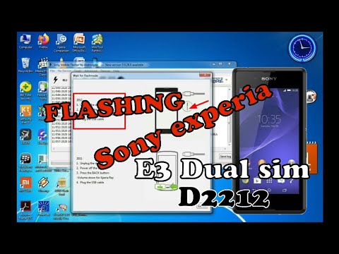 HOW TO FLASHING SONY EXPERIA E3 (D2212) DUAL SIM 100% SUCCESS