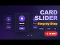 Build a Stunning Card Slider with HTML, CSS &amp; JS (Step-by-Step)