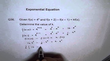 Quiz Exponential Equation Thinking Q36