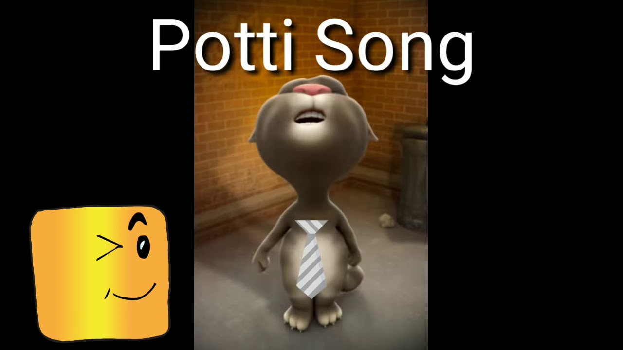      Talking Tom Cat Funny Potti Poti Song Video In Hindi Talking Tom Hindi Tom Ki Vines