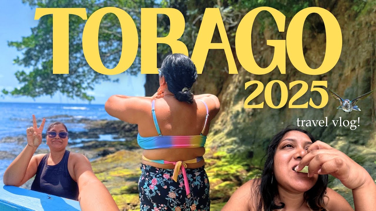 Tobago Staycation 2025 🌞🏝 | tours, beaches, food & more 🐠🥥 | VLOG