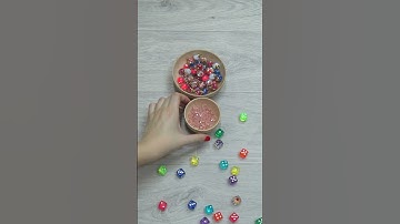Reverse video Marbles Beads Game Dice | Oddly Satisfying